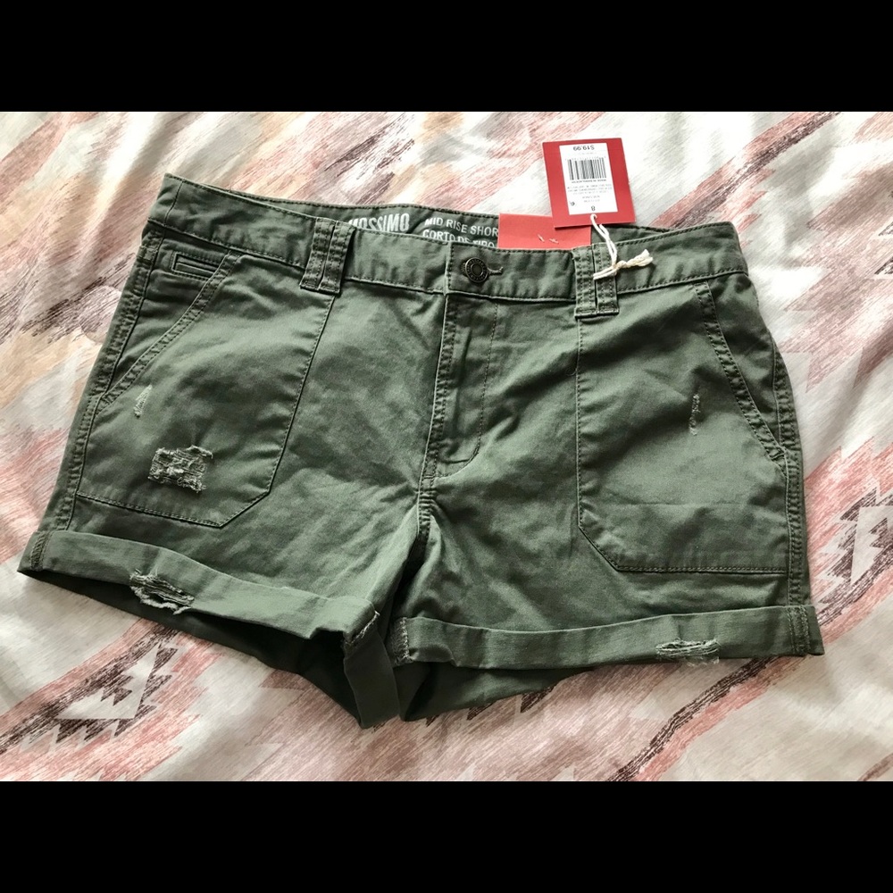 New With Tags Olive Green Jean